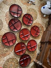 9 Piatti Porcellana Vintage Antipasti