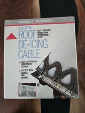 ADKS Cable Derretidor Hielo Nieve Canaleta Techo Calor Fácil 30 Pies Nuevo