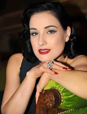 Dita Von Teese 8.5 x 11 Color Photograph Art Print Photo Picture