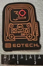 Eotech 30 Years Holo Sight Red Dot Optics PVC Hook Loop Morale Tactical Patch