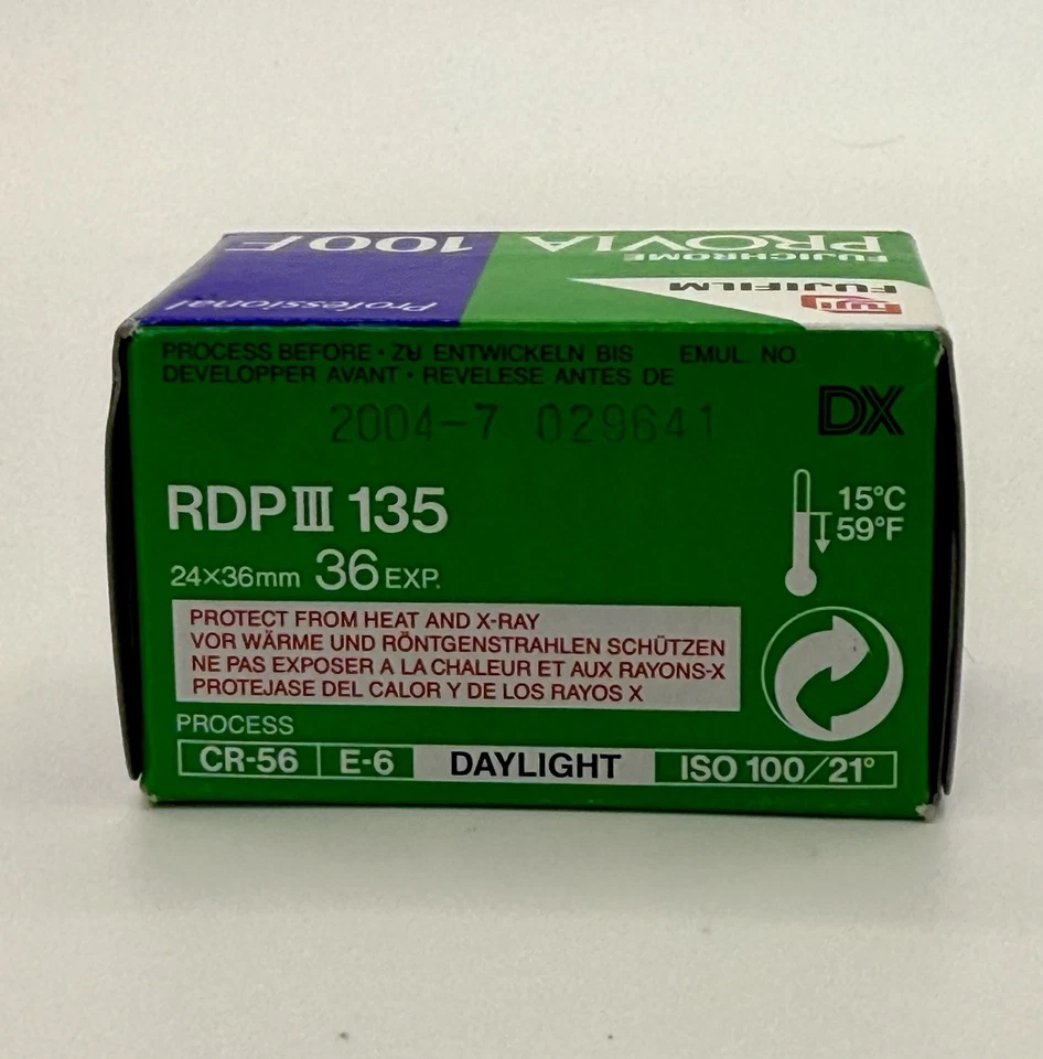 Fujichrome Professional Provia 100F Color Reversal Film RDP III 120 Exp: 7/2004 - Image 4 of 4