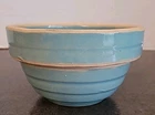 McCoy Bee Hive Light Blue Glaze Mixing Bowl SMALL 5" Pottery USA