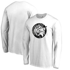 Men's White Minnesota Lynx Marble Long Sleeve T-Shirt
