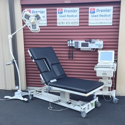 Exam Tables for Sale MPI Model 1222 New Black Upholstery 2 Functions 2 Knockouts