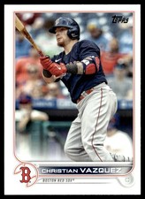2022 Topps Christian Vazquez Boston Red Sox #63