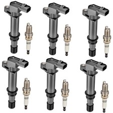 Ignition Coil Pack UF270 and Iridium 6PCS-Ignition Coil UF270 Spark Plug 4504