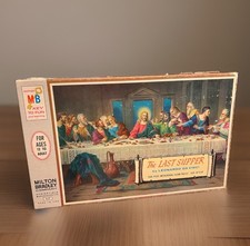 Vintage 1965 Milton Bradley The Last Supper Jigsaw Puzzle 1000 Pc 4557 Da Vinci