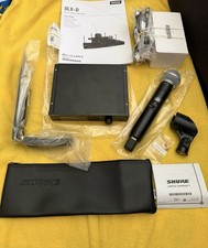Shure SLXD4 SM58 Digital Wireless Handheld Microphone System with Receiver New