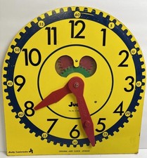Original JUDY CLOCK Large J209040 Teach Time 13"