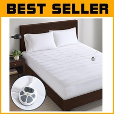 Machine Washable Heated Mattress Pad - Twin XL, Deep Pocket Free USA Shipping