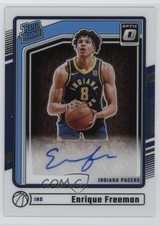 2024 Panini Donruss Optic Rated Rookie Signatures Enrique Freeman #341 Auto 6o3