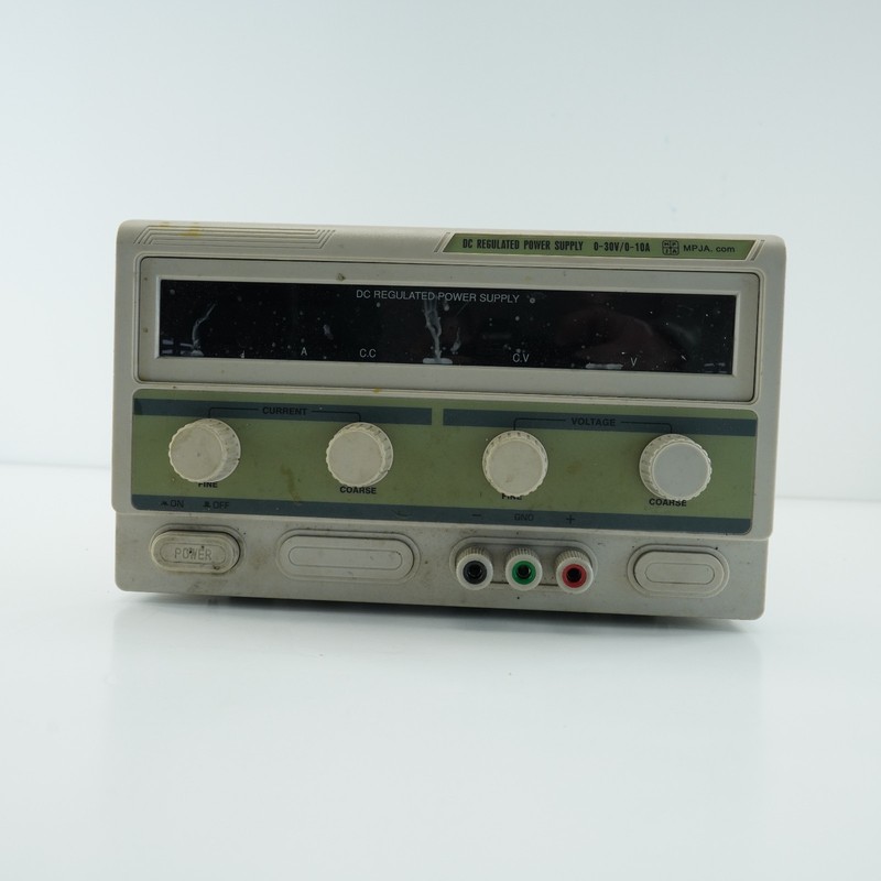 MPJA Adjustable Bench Power Supply 0-30V 10A DC Regulated used