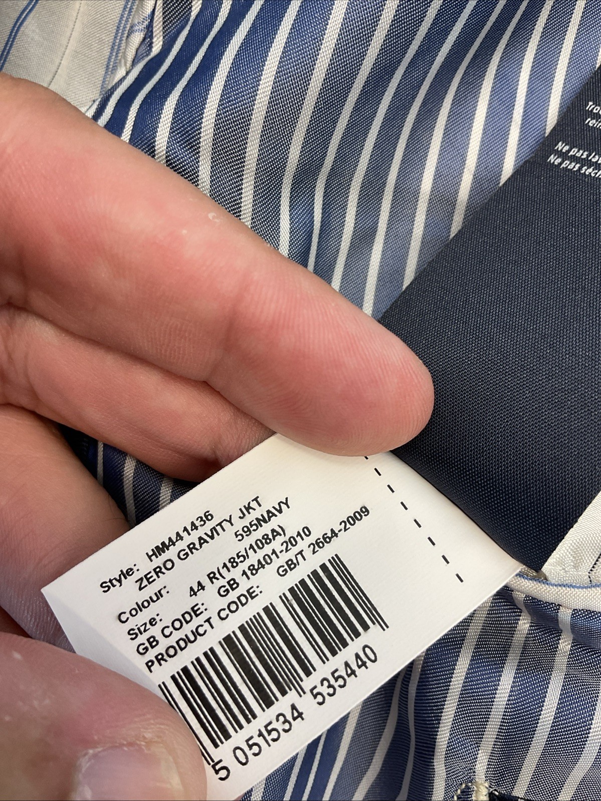 Hackett London Wool Zero Gravity Unlined Summer B… - image 7