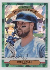 2019 Donruss Optic Diamond Kings Green Cracked Ice Prizm 2/7 Joey Gallo #15 2p7