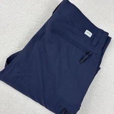 ORVIS 'Trek' Mens Tech Pants Size 32/32 Blue Hiking Utility Performance Stretch