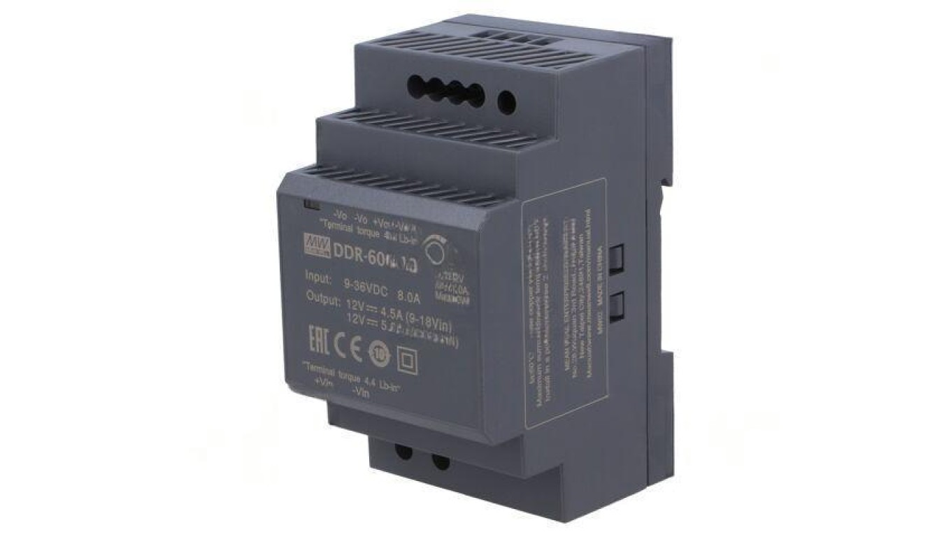 60W 9-36VDC 12VDC DC/DC Converter IWYJ 5A DDR DDR-60G-12