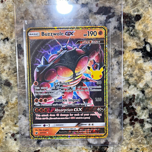 Buzzwole GX 57/111 Me: 30th Celebration EX-01 Booster: Classic Collection Holo