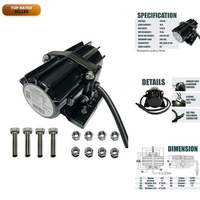AMBITIONMOTOR VIB200 12VDC Vibrator Vibration Motor Salt Sand Spreader And