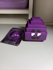 McDonald  s Minecraft Movie Grimace Egg Adult Happy Meal Toy w/ Unused Code Card 