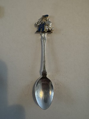 Vintage Postman Pat and His Cat Jess Silver Plate Souvenir Tea Spoon