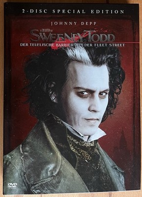 Sweeney Todd 2 DVDs Johnny Depp Tim Burton Helena Bonham Carter Cohen Rickmann