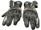 Furigan AFS 18 Motorcycle Gloves Black Knuckle Protection Used 4050