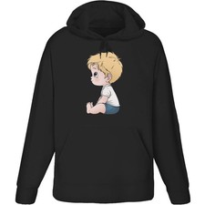 'Cute Sitting Boy' Adult Hoodie / Hooded Sweater (HO051452)