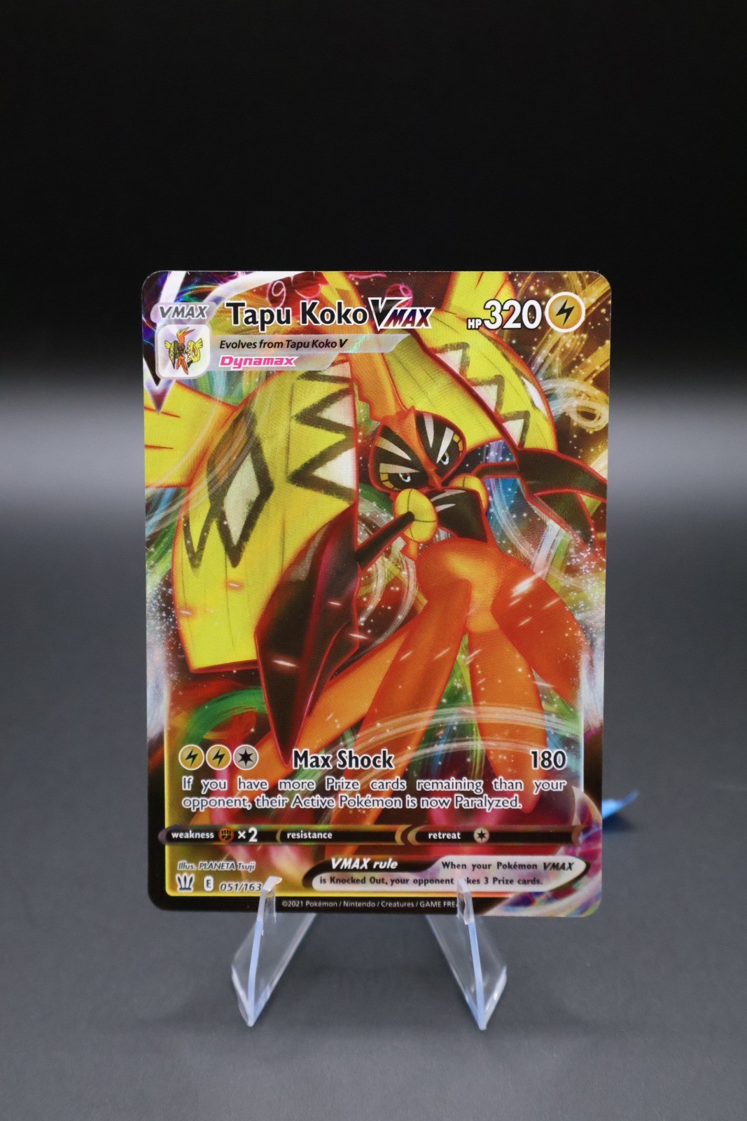 Tapu Koko VMAX | SWSH05: Battle Styles | 051/163 | NM