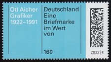 3688 Grafiker Otl Aicher, ** postfrisch