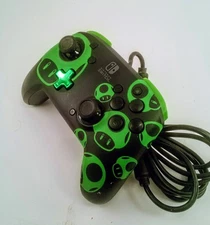 Nintendo Switch Green Toad Wired Controller Pro Controller ~Tested & Working! ~