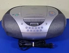 Sony CFD-S300 AM FM Radio CD Cassette Recorder Silver Tested All Components Work