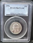 1956 Washington Quarter 25C PCGS PR67CAM