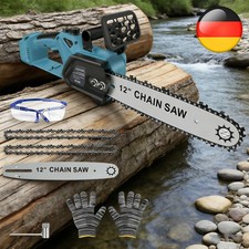 Für Makita 18V Handkettensäge, 12" 800W Einhandsäge Baumsäge mit 2x Ketten DE