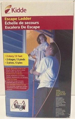 Kidde Fire Escape Ladder, 2 Story 13 Foot, Strong Lightweight And Easy 