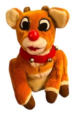 Gemmy Vintage 1998 Rudolph The Red Nosed Reindeer Animated Singing Light Up Nose