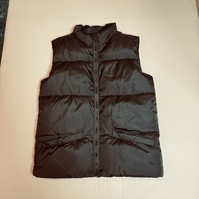 Old Navy Frost Free Puffer Vest Youth XL 14 16 Black Winter Layering