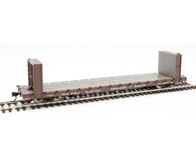 Walthers HO Scale ~ 60' Pullman-Standard Bulkhead Flatcar ~ Trailer Train #91913