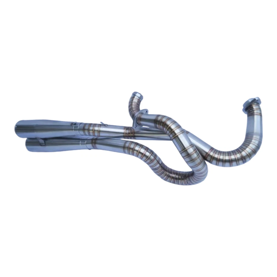 Escape Scrambler 2 en 2 hecho a mano para Harley-Davidson Sportster 48/1200/883  Foto 4 de 4