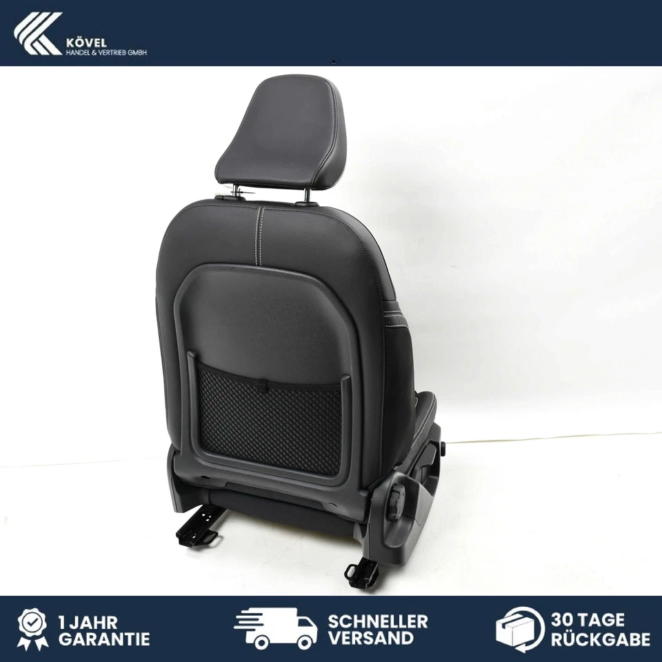 Original Sitz vorn rechts Beifahrersitz Volvo XC40 Schwarz Nubuk Leder 32338393 - Bild 2 von 4
