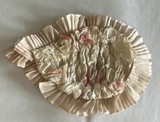 Antique 3 Across Bonnet For Antique Or Early Doll Lot G173