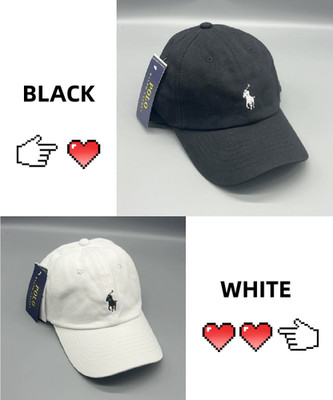 NEW POLO Cotton Chino Adjustable Buckled Strap Curved Brim Ball Cap