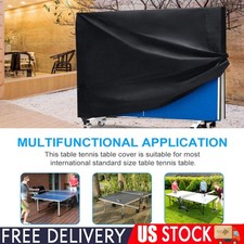 Table Tennis Cover, Waterproof Outdoor Ping Pong Table Table Cover Folding