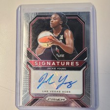 2021 Panini Prizm WNBA - Signatures Jackie Young #SG-JYG (AU)