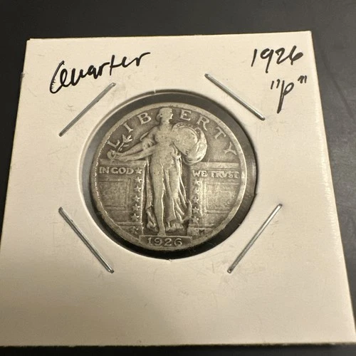 1926 (P) Standing Liberty Quarter 90% Silver Very Good