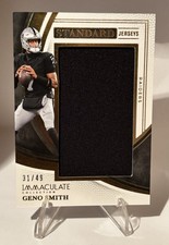 Geno Smith Signs Football Card and Autograph Deal with Panini America 11