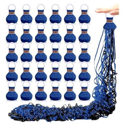 30 Pcs Graduation Hand Throw Streamers Poppers 2025 Graduation Confetti No Mess