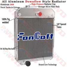 2485B283 Aluminum 6 Row Generator Radiator For Perkins 1006-6T Stationary Engine