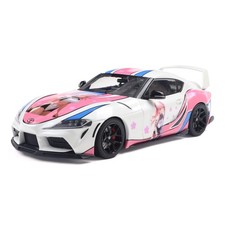 Solido Works 1:18 Scale Toyota GR Supra Itasha White 2024 Diecast Model S1809008