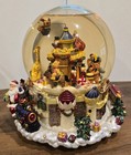 KIRKLAND Musical Waterglobe Snow Globe w/ Revolving Base Santa *Tested & Works — photo 2