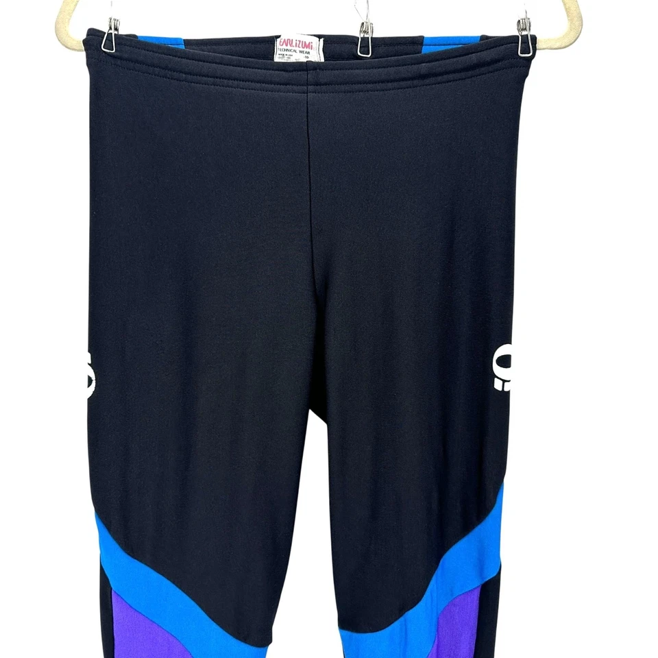 Pantalones de colección Pearl Izumi para mujer 10 tirar con cordón ajustados cremallera tobillo negros Foto 2 de 4